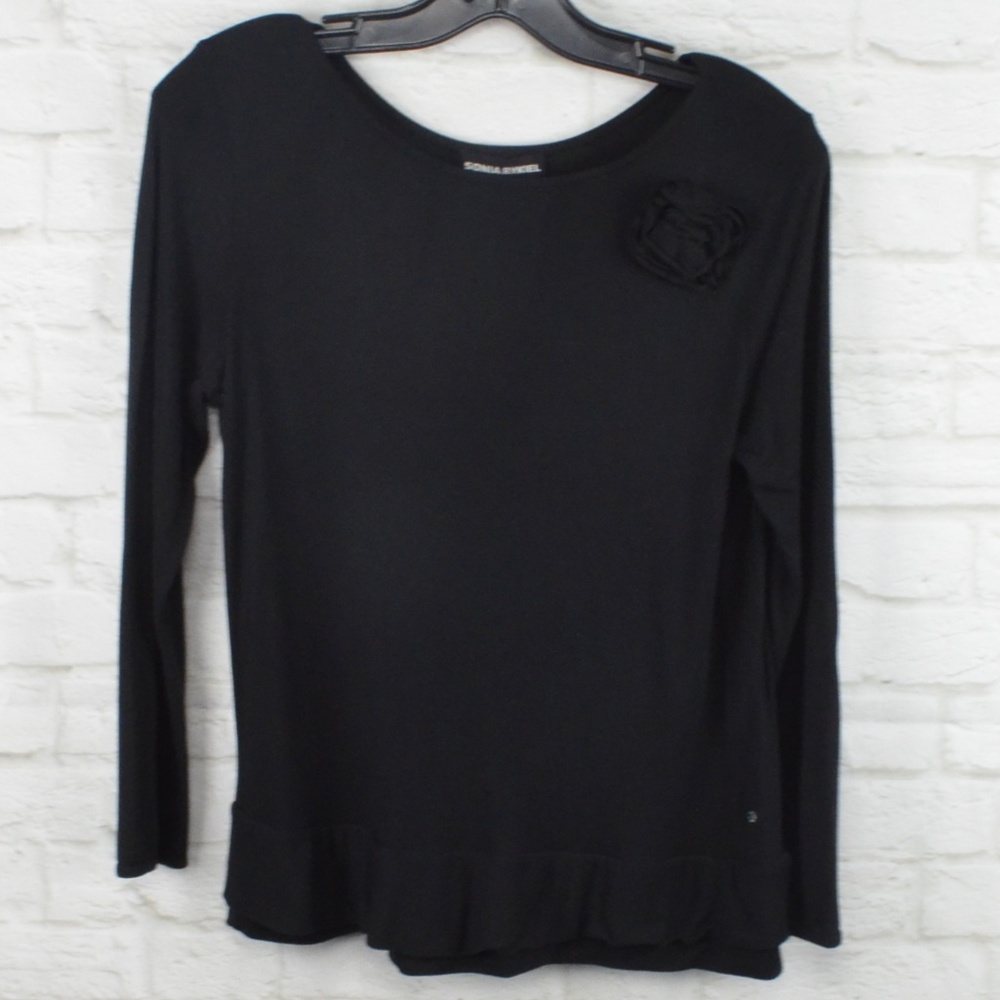 $10 Deal! Sonia Rykiel ● Black long sleeve w/ flow